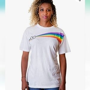 Pride Ready 🌈 Queer Eye White Prism Tee Pride Ready 🏳️‍🌈 NWT